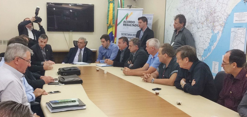 RS-165 pautou reunião na Secretaria Estadual de Transportes